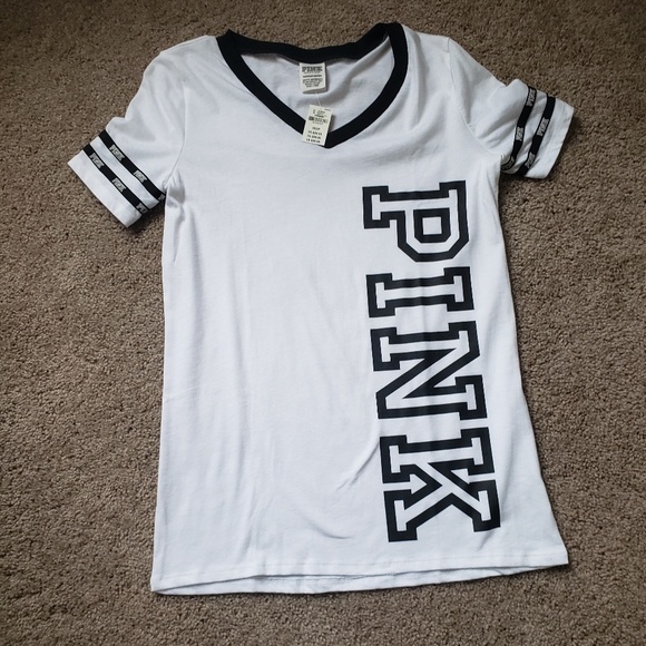 PINK Victoria's Secret Tops - Pink brand new v neck xs